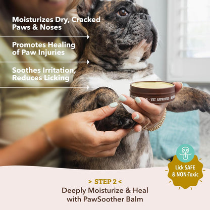 Pawtection, 1 Oz Tin, Veterinarian-Approved, All-Natural Dog Paw Balm and Moisturizer, Nourishing Dog Paw Protector for Rough Terrain and Harsh Temperatures